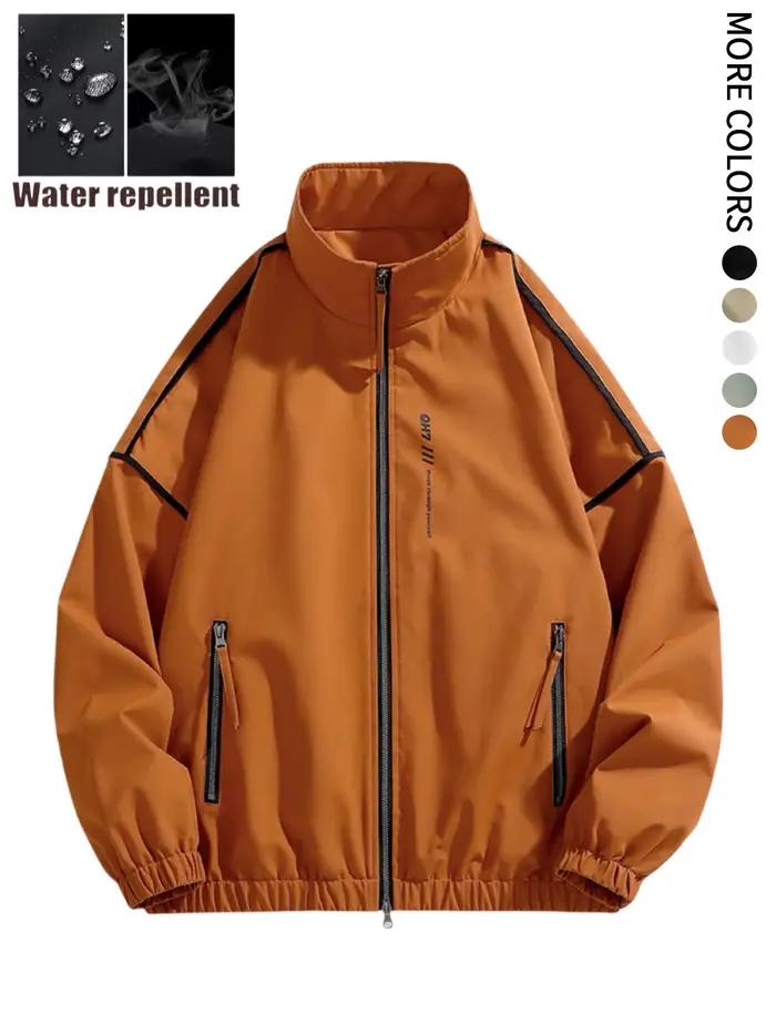 Veste pour hommes, veste de sport décontractée, veste à poche multi-zip, coupe-vent de haute qualité