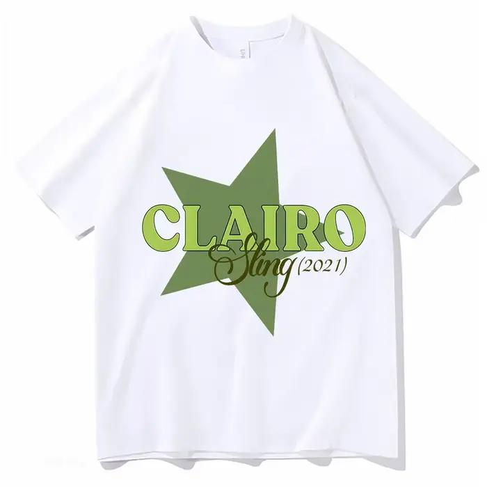 Iter iro Merch-T-shirt unisexe en coton avec breloque lapin, vêtements Harajuku pour hommes et femme