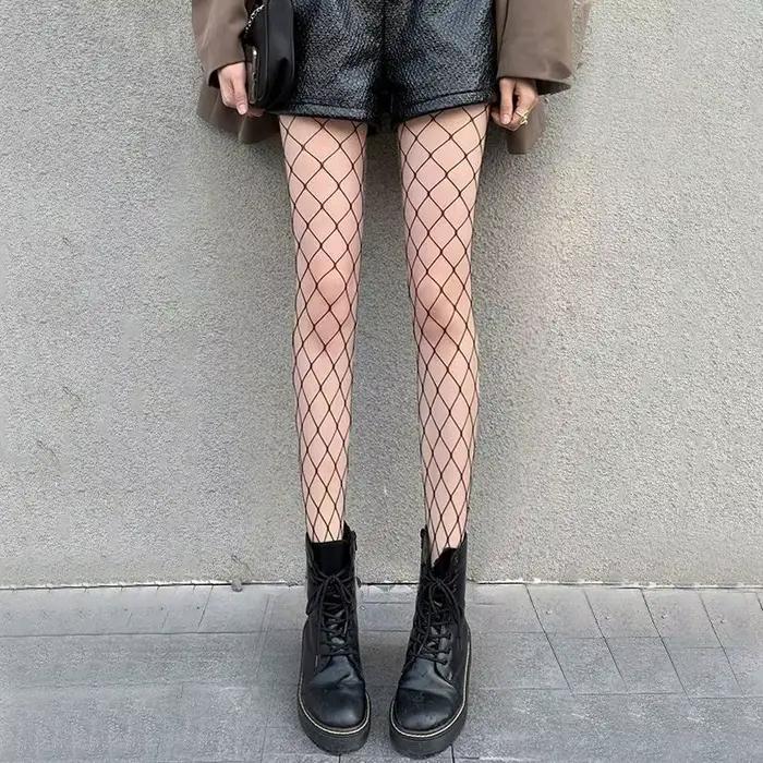 Vente chaude été Lolita résille corps bas poisson Net collants maille Nylon collants Lingerie peau J