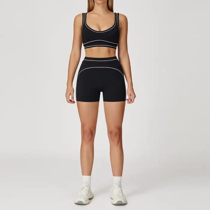 Survêtement femme Yoga ensemble 2 pièces costume de Sport vêtements de Sport vêtements d'entraînemen