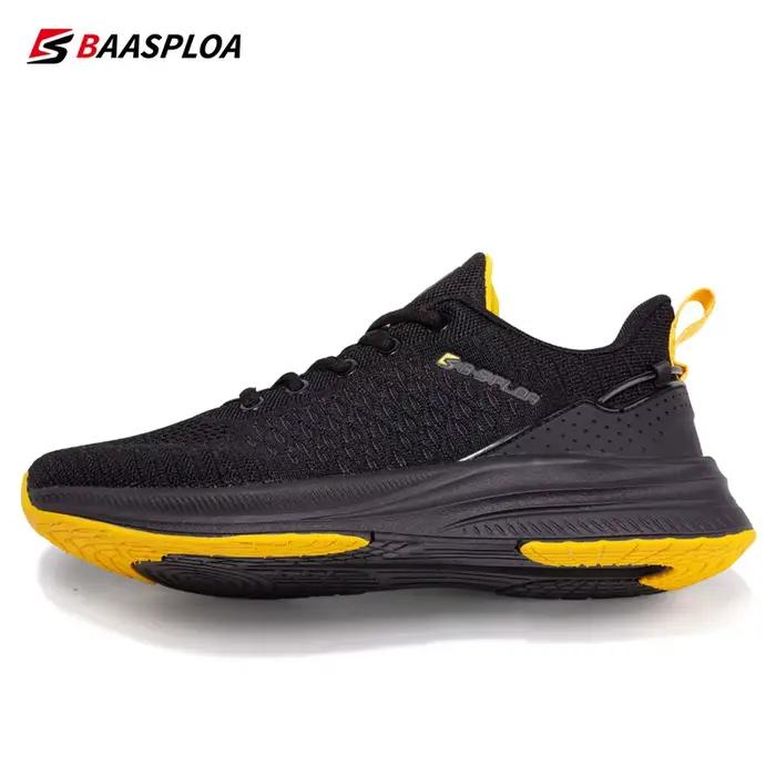 Baasploa chaussures de course pour hommes nouvelle mode léger maille respirant chaussures de marche 