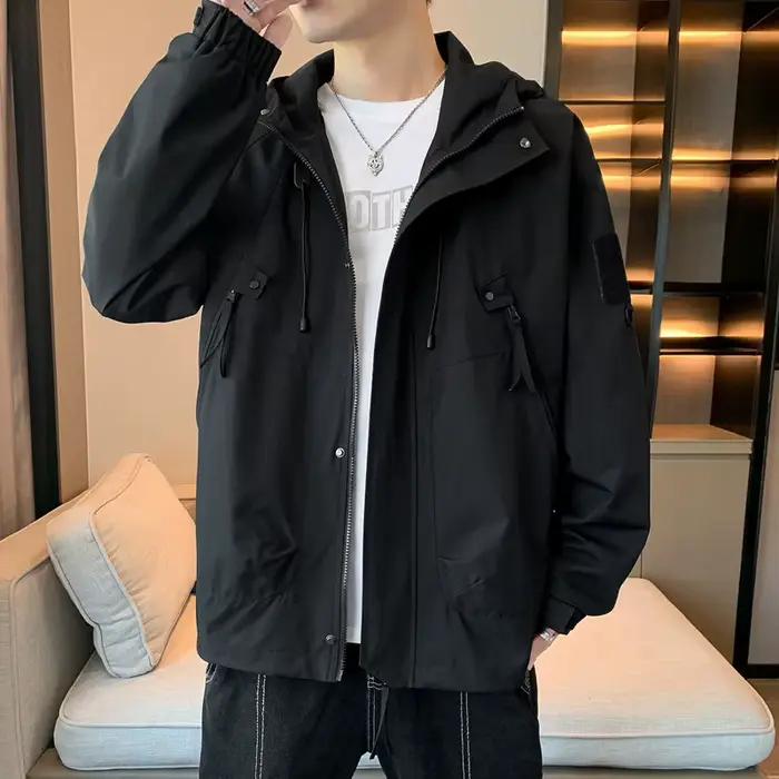 Veste coupe-vent imperméable pour homme, vêtement de travail, manteau de randonnée en plein air, imp