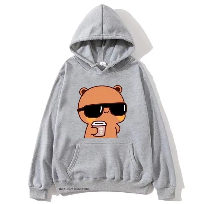 Couple sweats à capuche Bubu Dudu sweat à capuche dessin animé Kawaii imprimé pull Harajuku hommes f