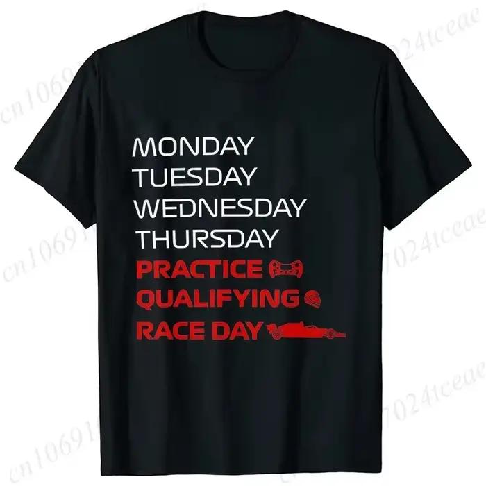 T-shirt de la semaine de course pour hommes et femmes, vêtements pour enfants, entraînement, qualifi