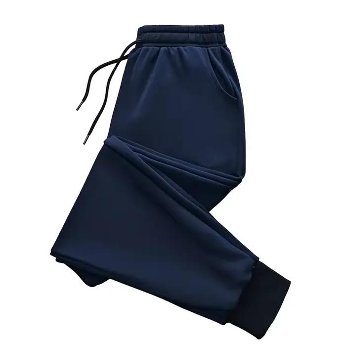 Homme femmes pantalons de survêtement toutes saisons haute qualité couleur unie cordon pantalon mais