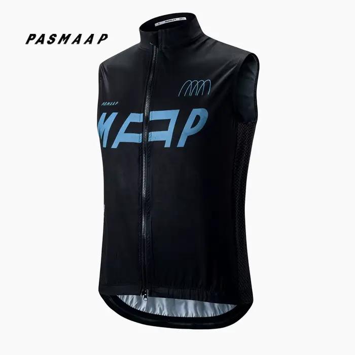PASMAAP-gilet de cyclisme coupe-vent et imperméable, manteau sans manches, gilet de vélo, vêtements 