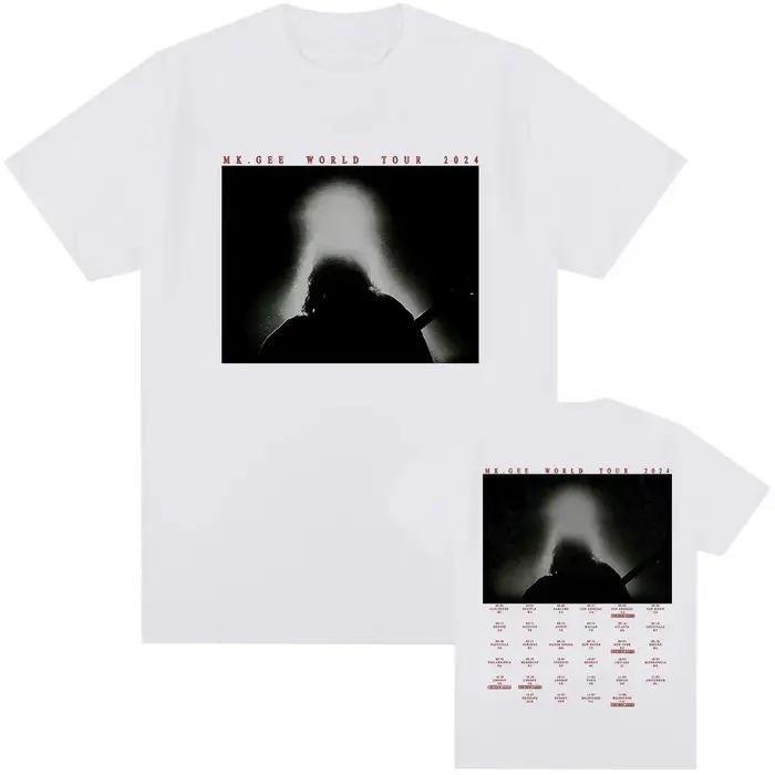 Mk. duextrêmes World Tour 2024 T-shirt, Album Prononcé McGee Graphic Tee-shirt Coton Été Haute Quali