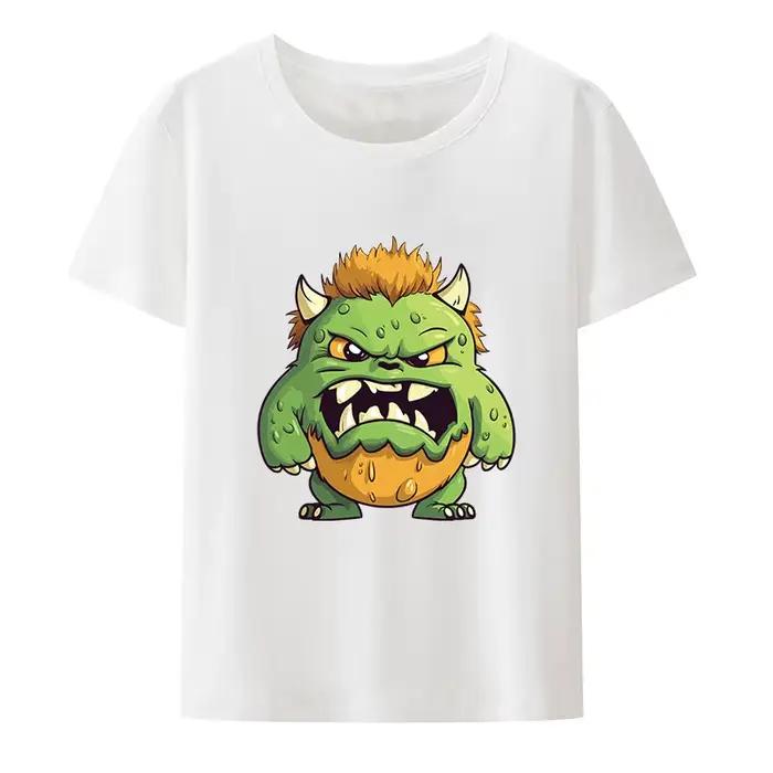 Kawaii créature personnage dessin animé graphique imprimé t-shirt vêtements pour femmes vêtements An