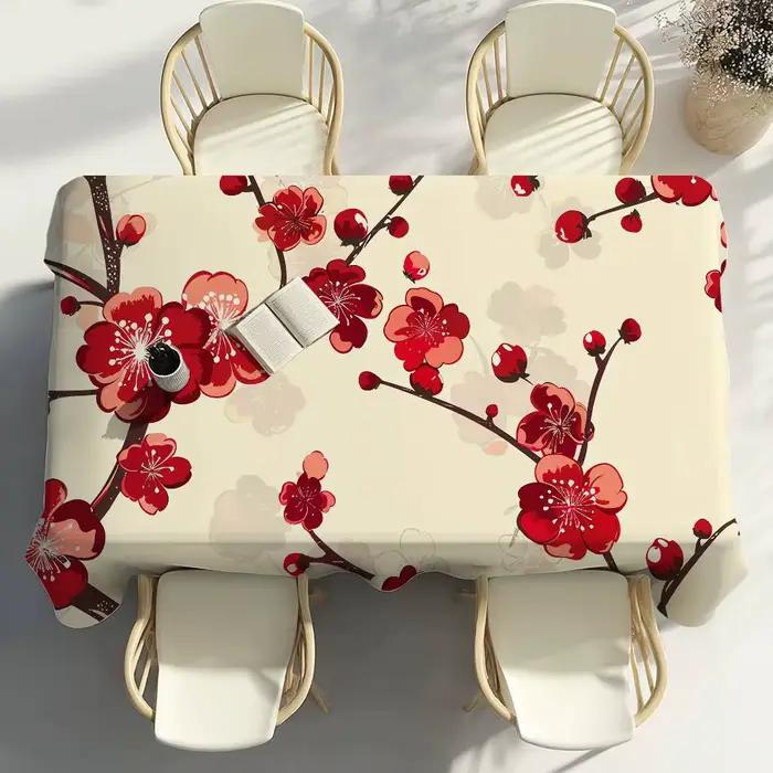 Nappe de Table imperméable et anti-taches, décoration de fête, salle à manger, maison, cuisine, Pati