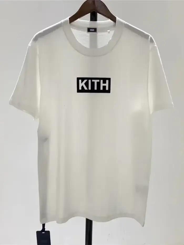Classiques blanc noir KITH FW boîte Logo T-shirt hommes femmes haute qualité T-shirt haut t-shirts p