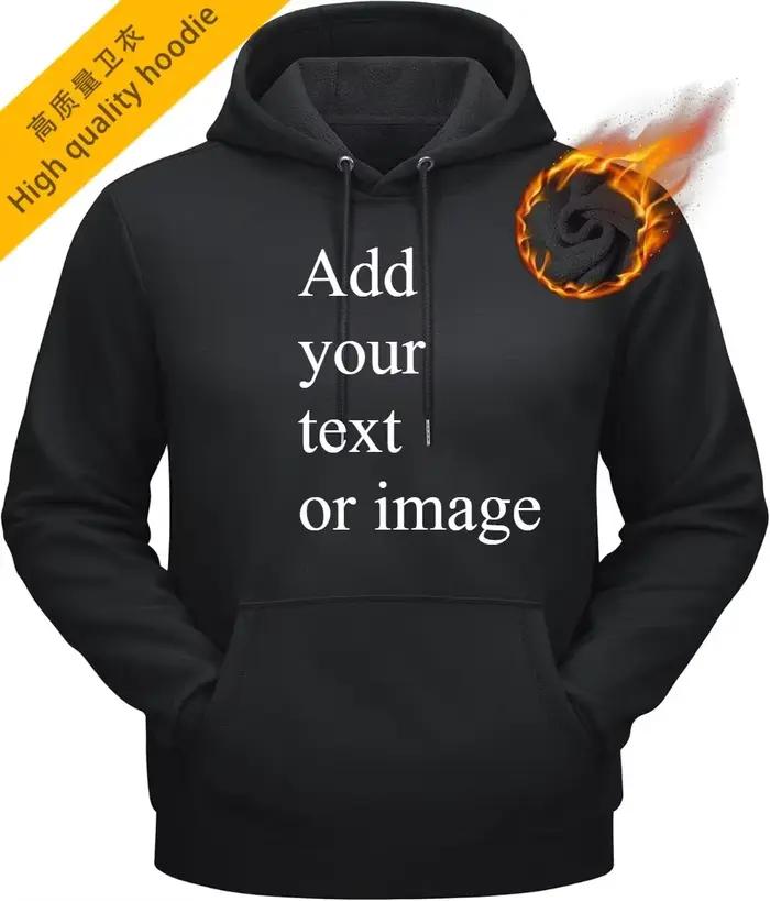 Sweat-shirt personnalisé de haute qualité, sweat-shirt personnalisé avec logo, sweat-shirt à capuche