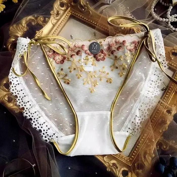 Sous-vêtements en dentelle Vintage pour femmes