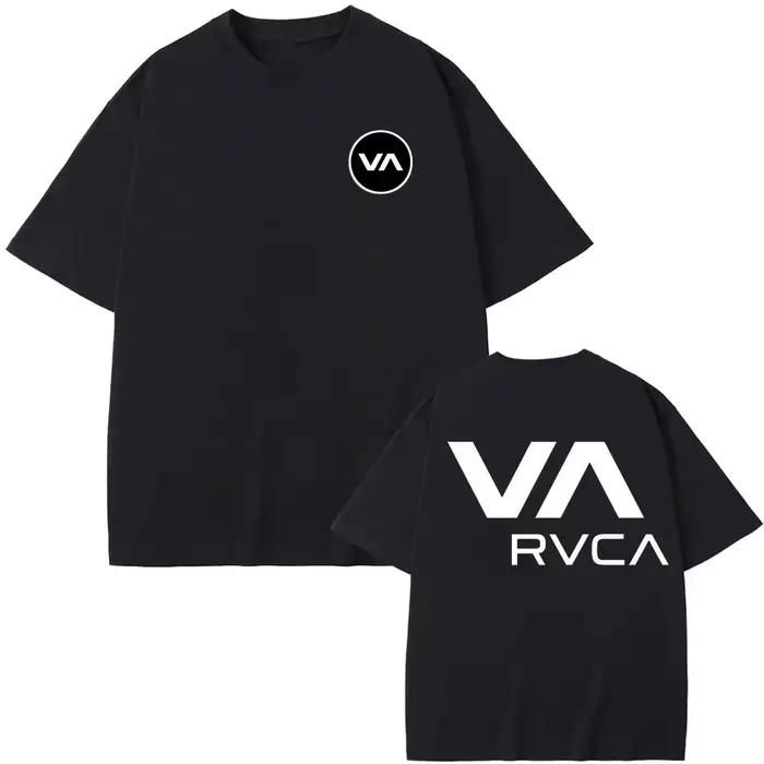 T-shirt RVCA noir en coton pour homme