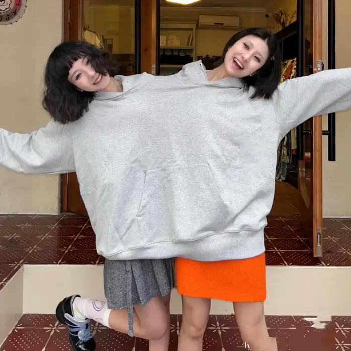 Sweat-shirt à capuche pour Double personne