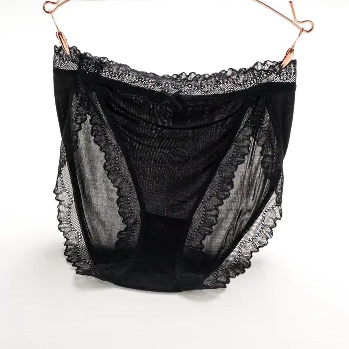 Fimtairah-Slip en dentelle respirante pour femme