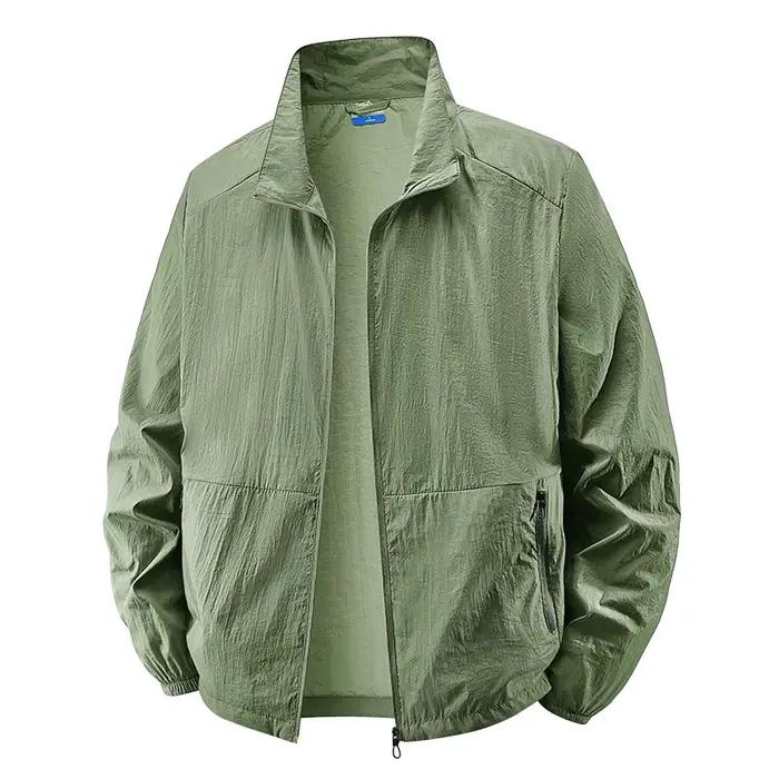 Veste coupe-vent de protection solaire pour homme