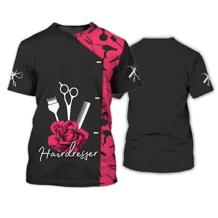 T-shirt graphique à manches courtes imprimé 3D pour hommes