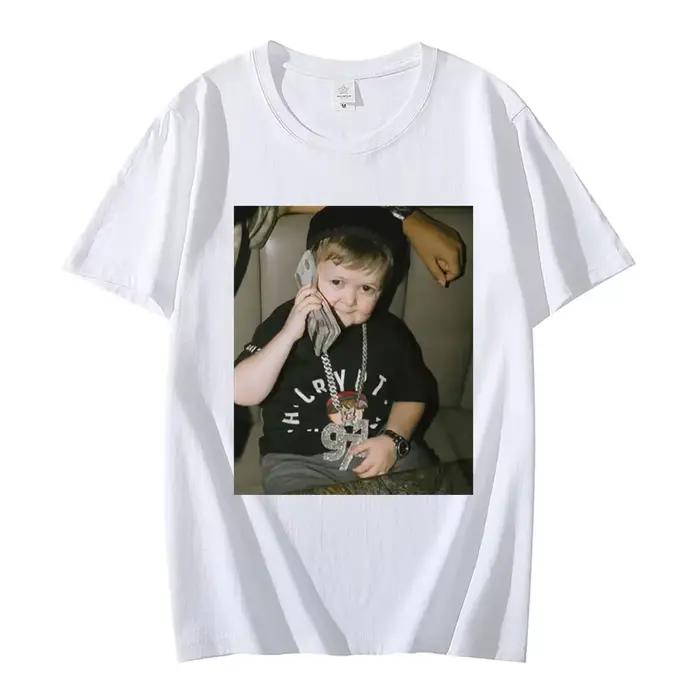 Hasbulla combat T-shirt Mini Khabib blogueur graphique T-shirts hommes femmes haute qualité surdimensionné