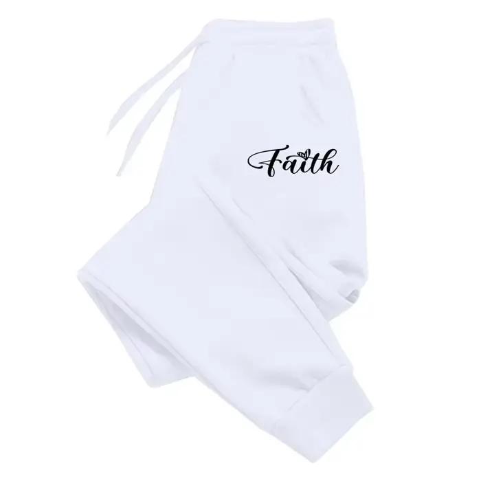 Pantalon de jogging long en molleton pour femme
