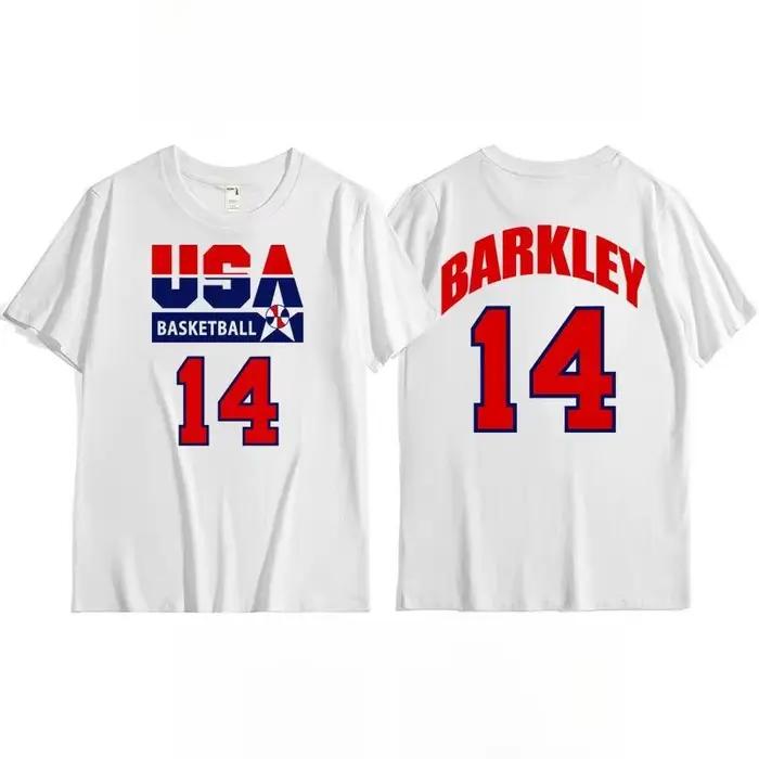 T-shirt Dream Team, haut d'entraînement de basket-ball américain pour hommes