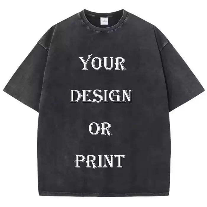 T-shirt unisexe en coton lavé
