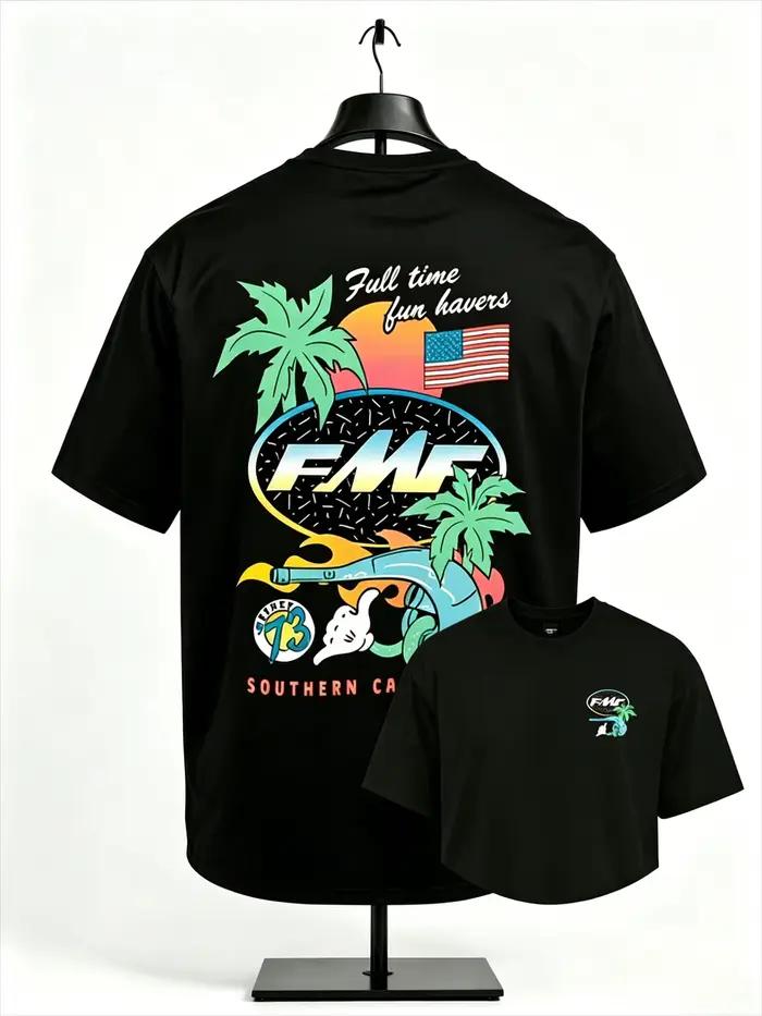 T-shirt de motocross FMF Ride Bad Fast pour homme