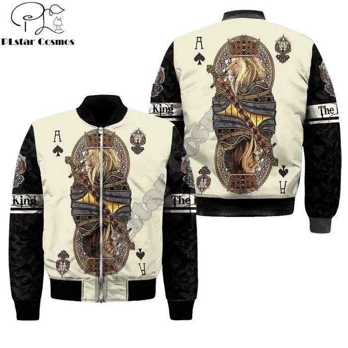 Blouson aviateur unisexe imprimé 3D