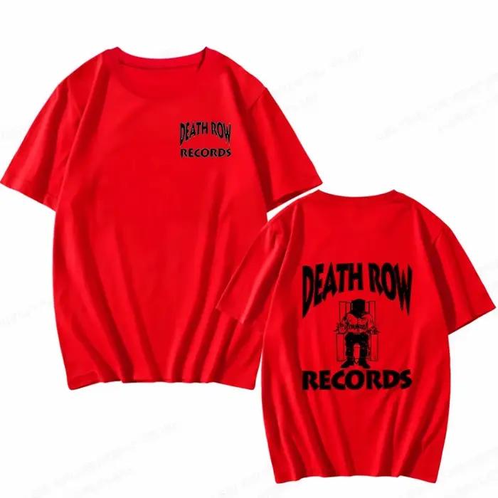 Death Row Records t-shirt hommes mode T-Shirts coton