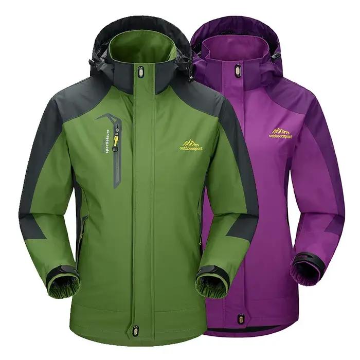 Camping randonnée veste hommes automne Sports de plein air manteaux escalade Trekking coupe-vent voyage imperméable vestes noir