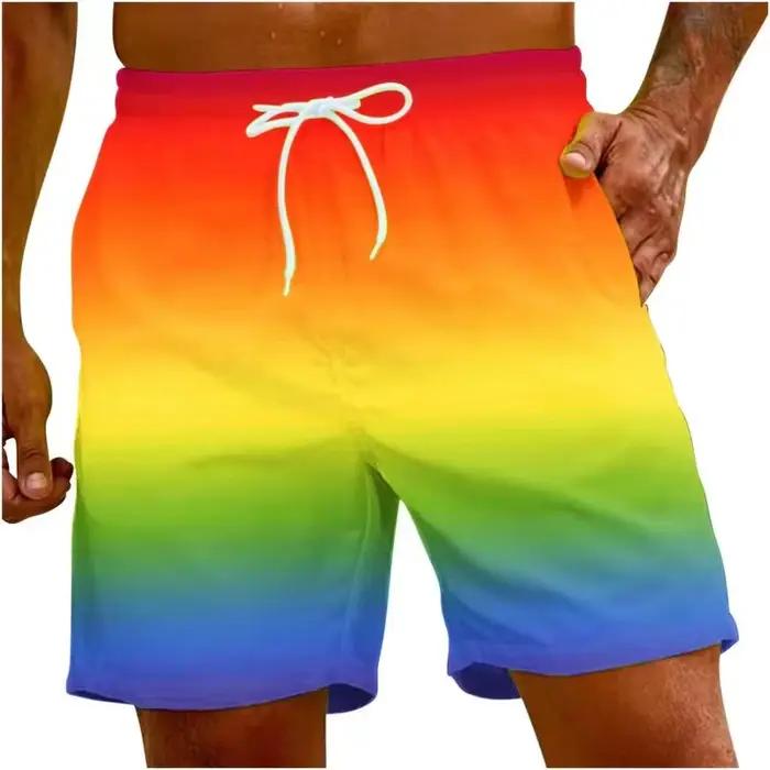 Shorts de plage pour hommes absorbant la transpiration et respirants