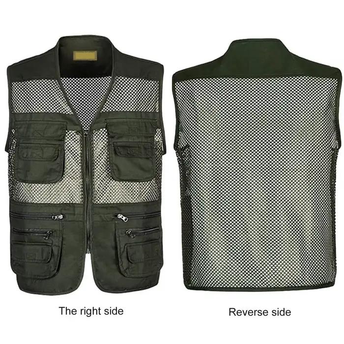 Gilet en maille évidée pour hommes