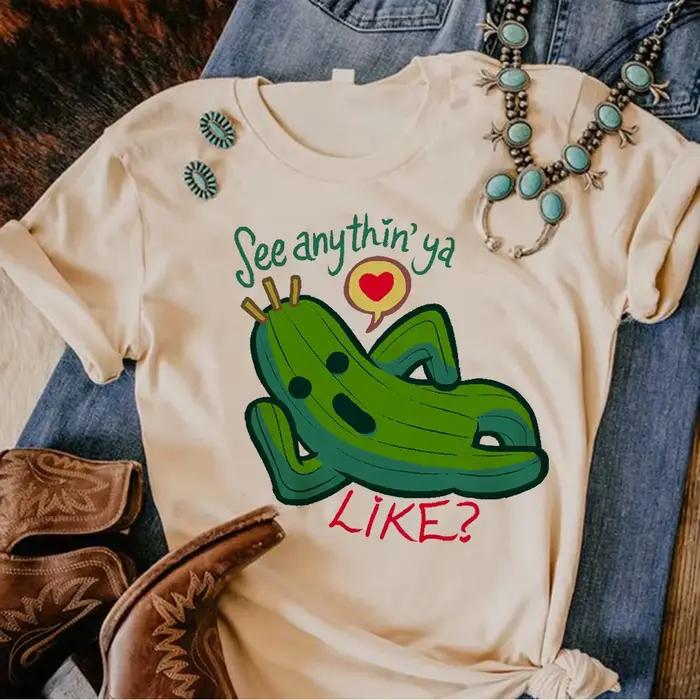 T-shirts graphiques Cactus pour femmes – Vêtements tendance esthétiques