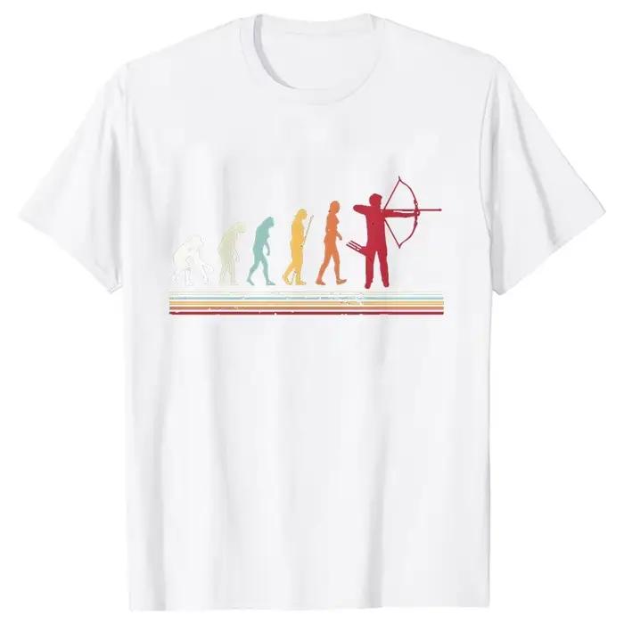 T-shirt évolution tir à l'arc pour hommes