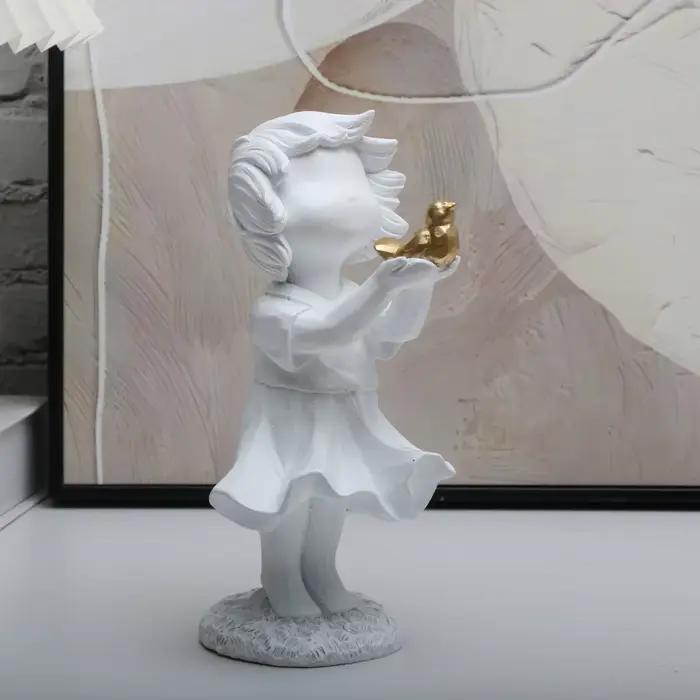 Banksy coeur ballon et fille volante inspiré œuvre moderne Sculpture décoration de la maison Statue