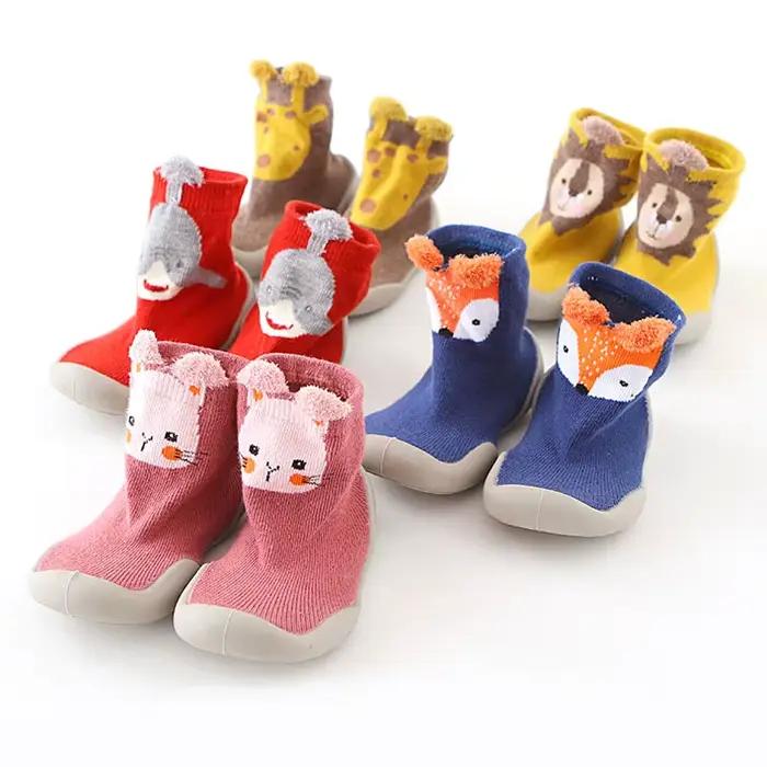 Chaussures bébé enfant en bas âge premiers marcheurs infantile garçons filles enfants en caoutchouc doux semelle