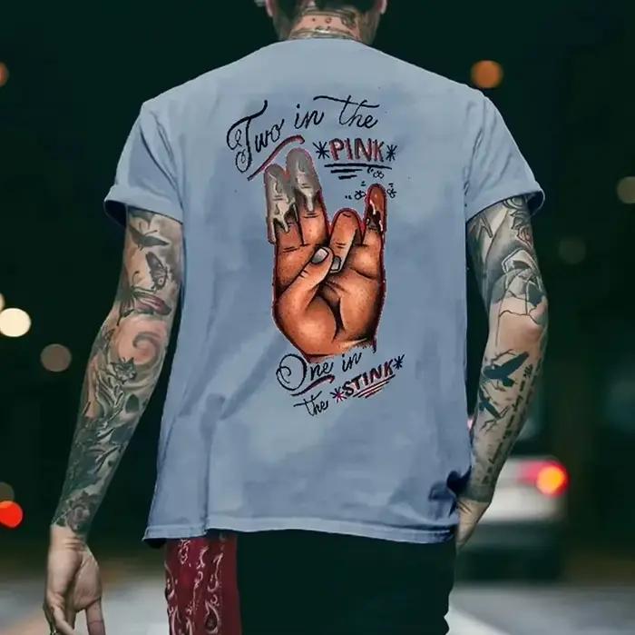 T-shirt graphique tatouage motard 2026 pour hommes et femmes KEEP IT TWISTED