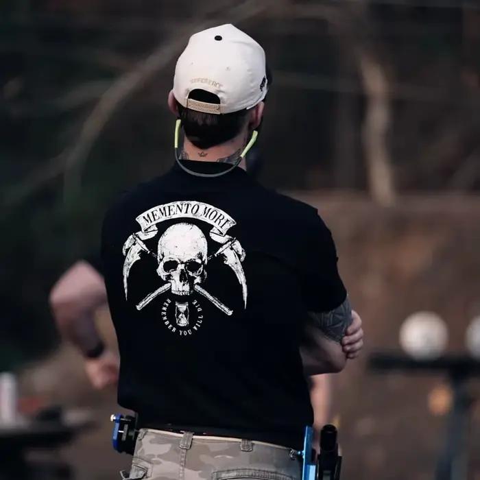 T-shirt Memento Mori pour hommes et femmes