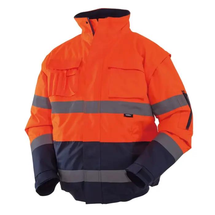 Veste de sécurité jaune haute visibilité pour hommes