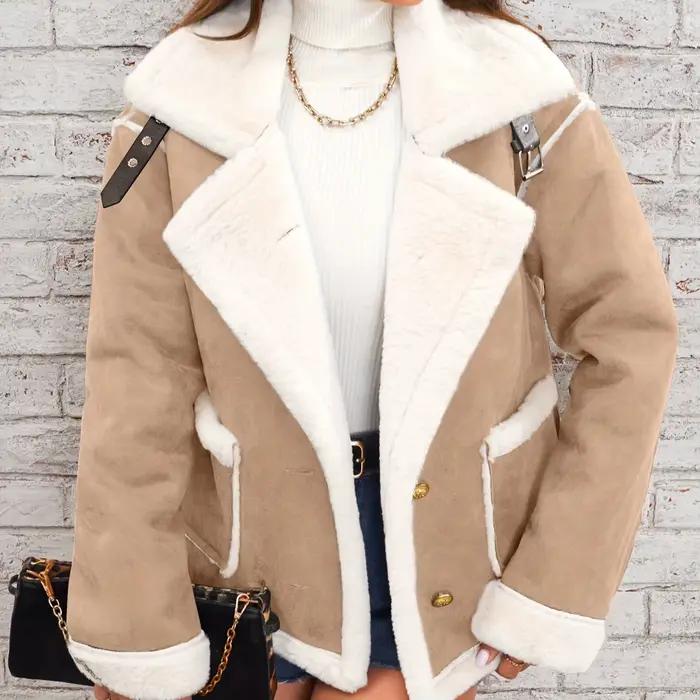Veste en peau de mouton pour femme