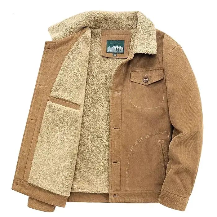 Vestes coupe-vent tactiques pour homme, manteau décontracté hiver, tricoté en coton et polyester, col rabattu, fermeture éclair, multiple tailles et couleurs