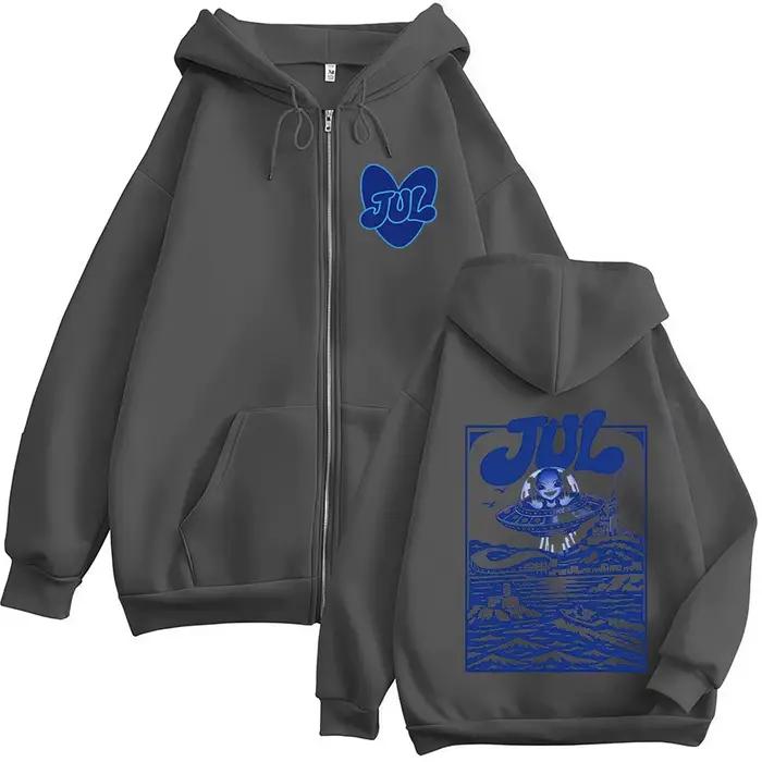 Sweat-shirts à capuche zippés JUL pour hommes et femmes