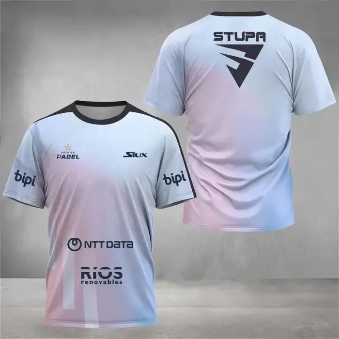 T-shirt de padel d'été pour hommes