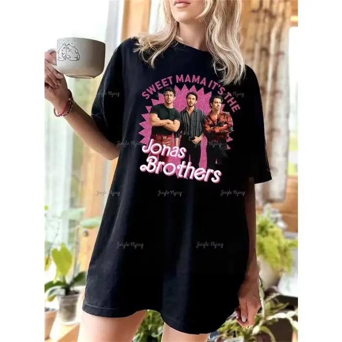 Sweet Mama It's The Jonas Tour Shirt Vintage Brothers 90's Tee Femmes Et Homme T-Shirt Unisexe