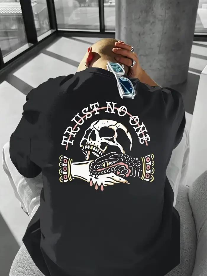 T-shirt pour homme avec impression au dos