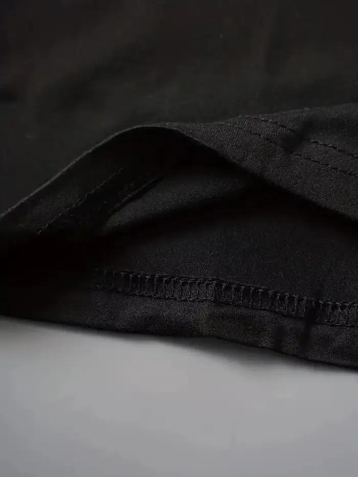 T-shirt imprimé papillon à manches courtes et col rond