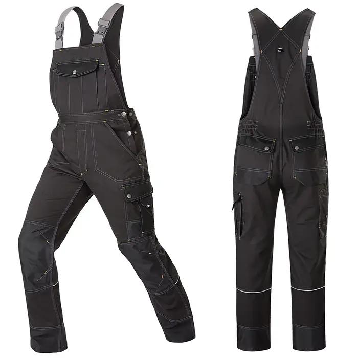 Soudage imbibé Travail Bavoir Salopette De Protection Veste De Travail Hommes Vêtements De Travail Outillage Uniforme Mécanicien Multi-Poche Cargo Pantalon S-5XL