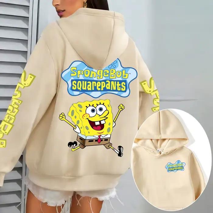 Sweat-shirt à capuche unisexe Bob l'éponge