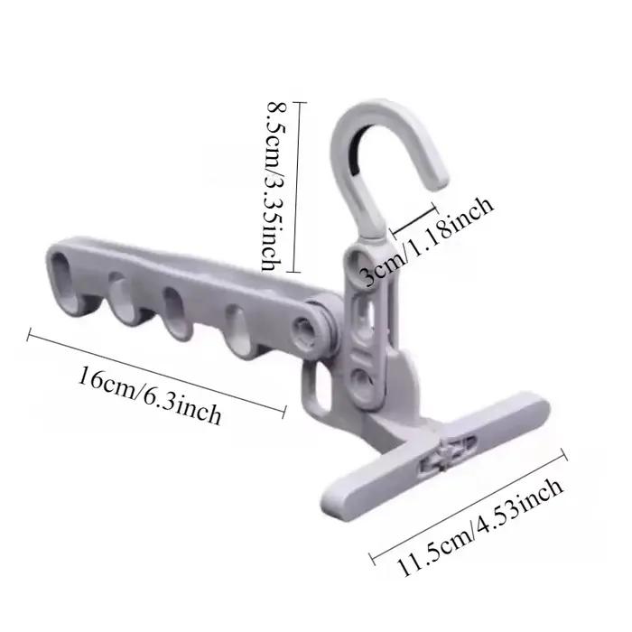 Cintre à vêtements Portable à 5 trous