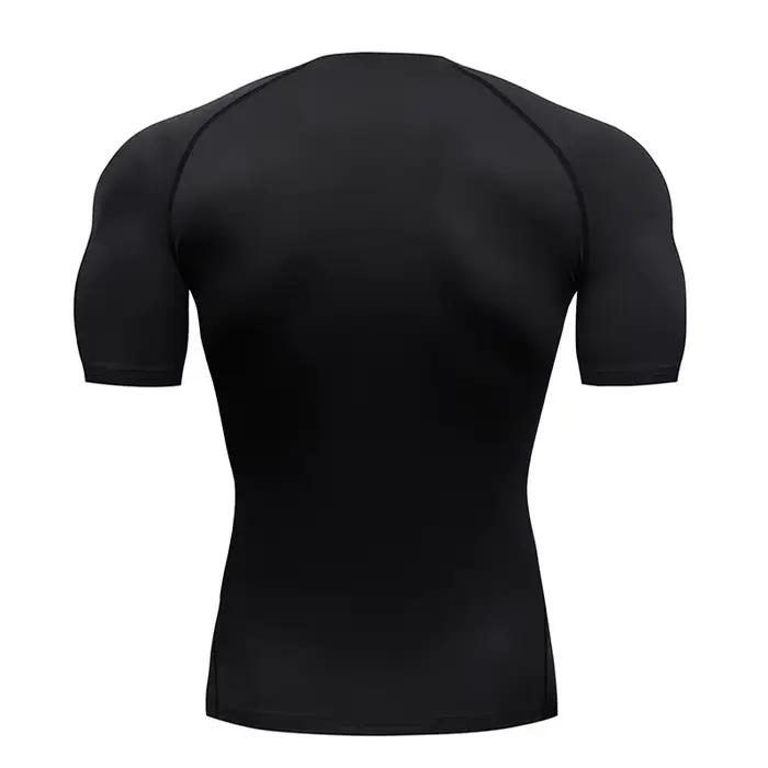 T-shirt de compression pour homme pour l'entraînement en plein air