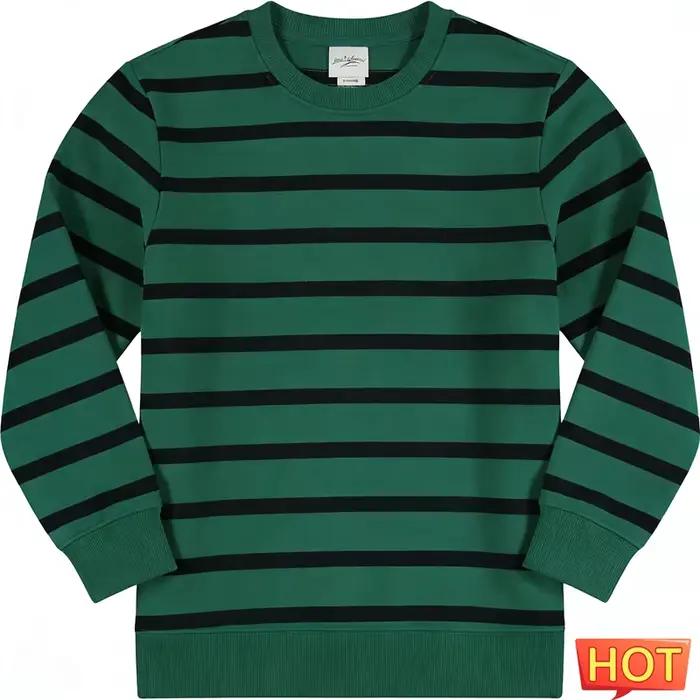 Sweat-shirts à rayures simples pour hommes